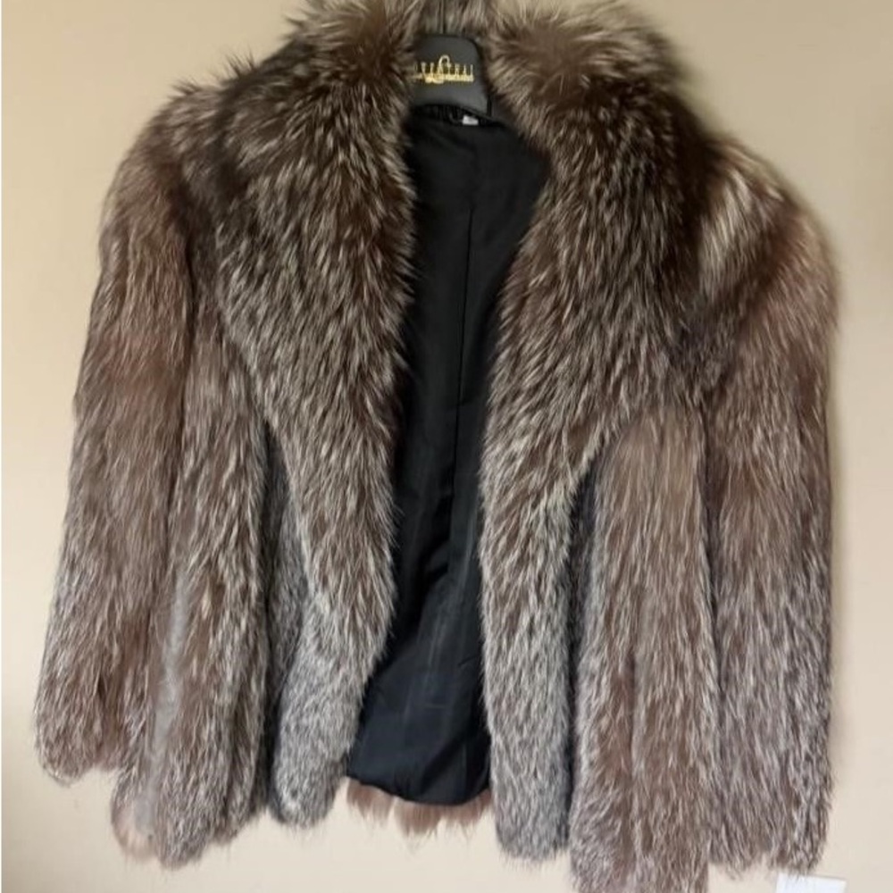 Fox fur coat